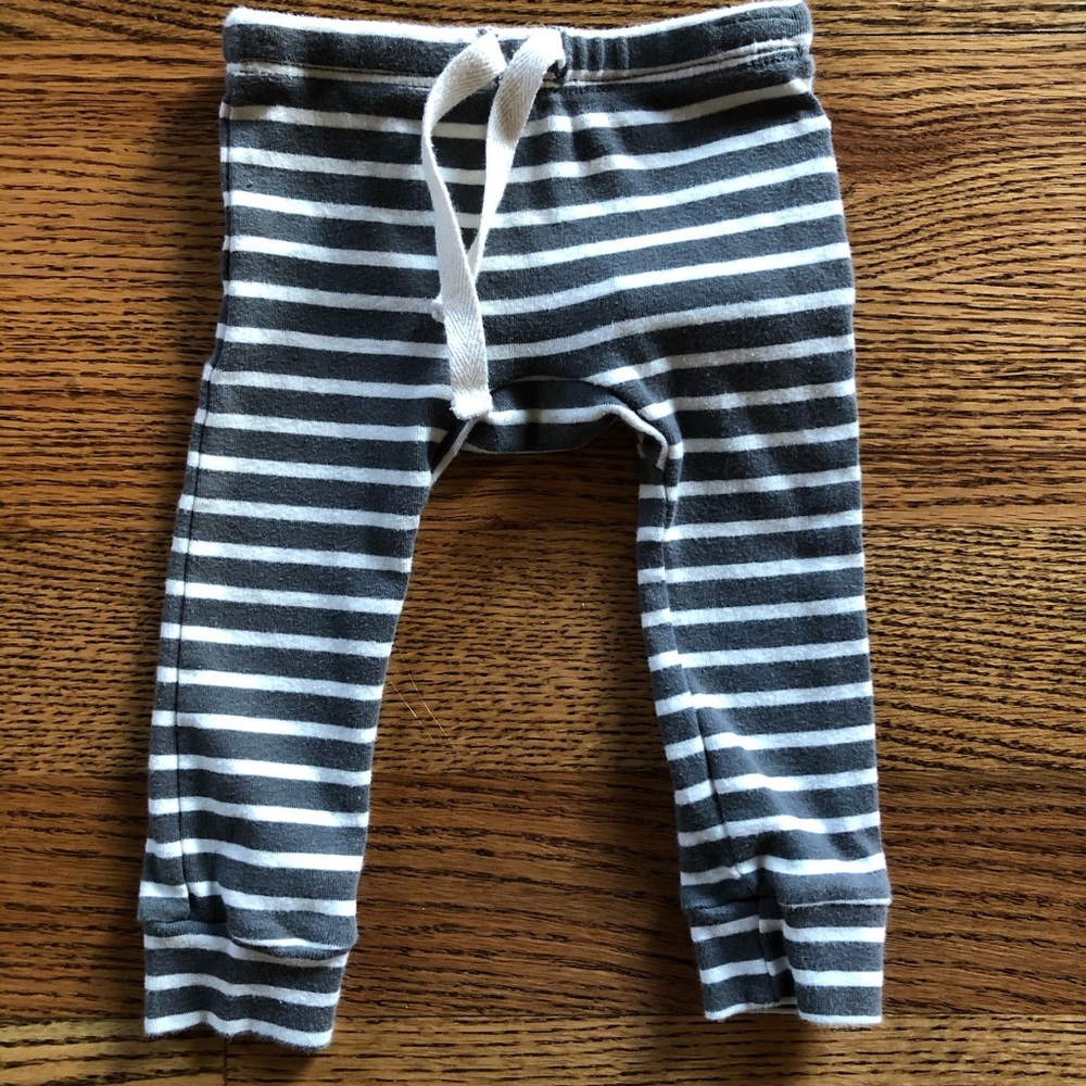 Mabo Gray striped joggers